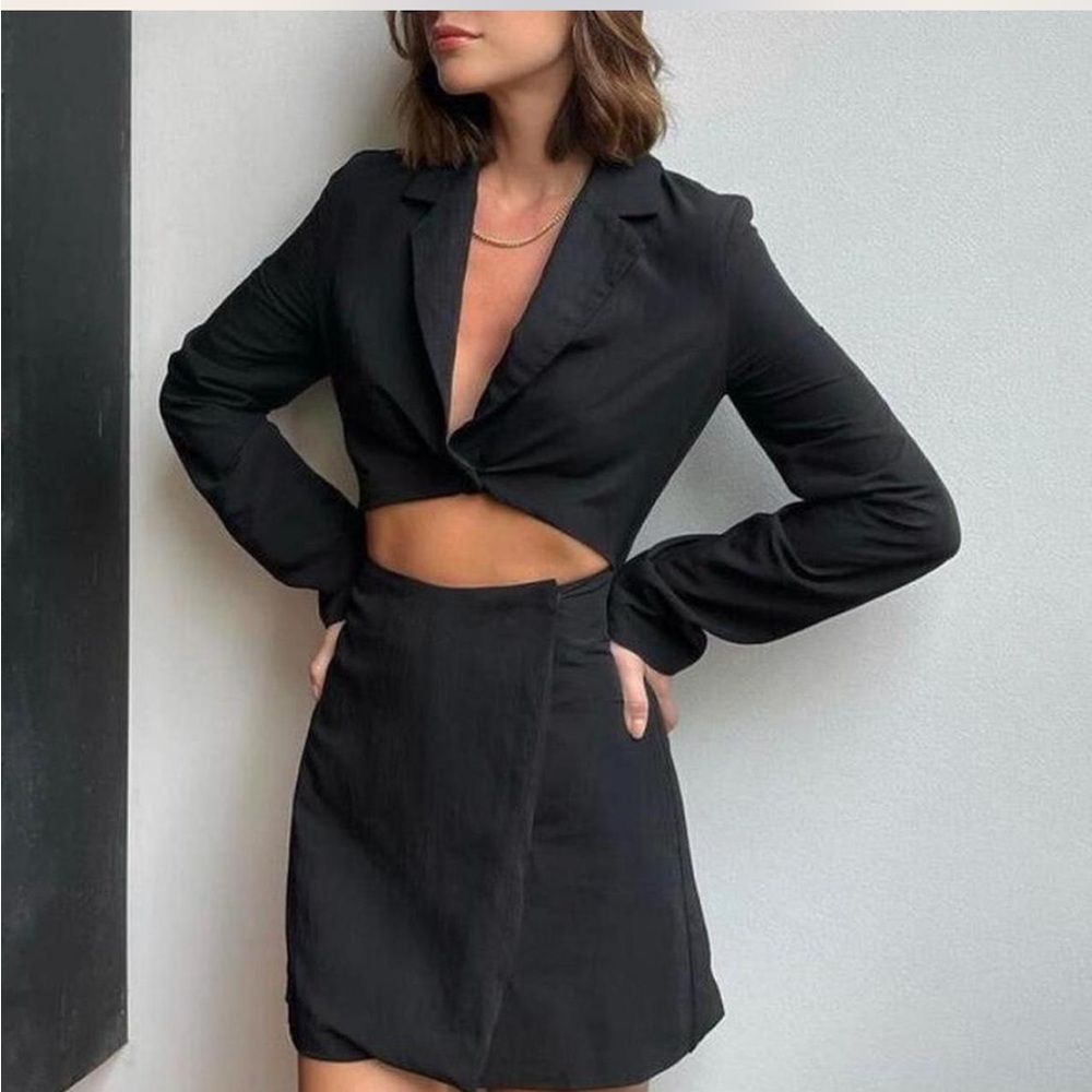 With Jean Jackie Dress Black Size Medium (NWOT)